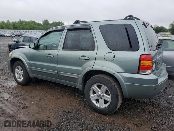 2006 Ford Escape Hybrid with VIN 1FMCU96HX6KA20493, listed as a Copart auction lot 55500925 with 195,346 mi miles and Salvage title. Bid and sale history available at DreamBid. Image 2.