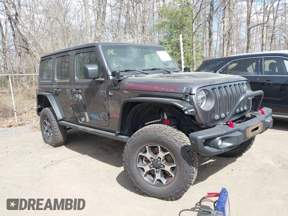 2018 Jeep Wrangler Unlimited Rubicon with VIN 1C4HJXFG8JW111195, listed as a IAAI auction lot 41916718 with 190,158 mi miles and . Bid and sale history available at DreamBid. Image 1.
