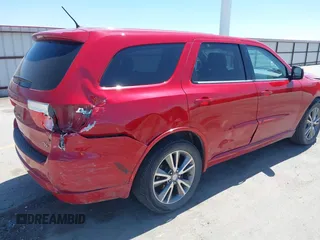 2013 Dodge Durango R/T with VIN 1C4SDJCTXDC697240, listed as a IAAI auction lot 42209558 with 130,735 mi miles and . Bid and sale history available at DreamBid. Image 4.