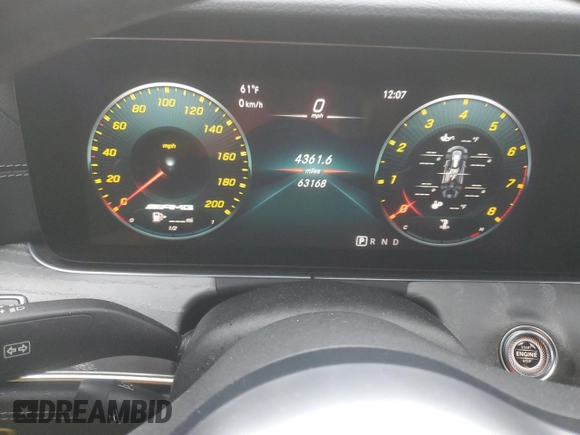 2020 Mercedes-Benz AMG GT 53 z VIN WDD7X6BB7LA013893, wystawiony jako Copart lot #57138465 z przebiegiem 63 168 mil mil oraz Nie do naprawy • Non repairable. Historia ofert i sprzedaży dostępna na DreamBid. Obrazek 9.