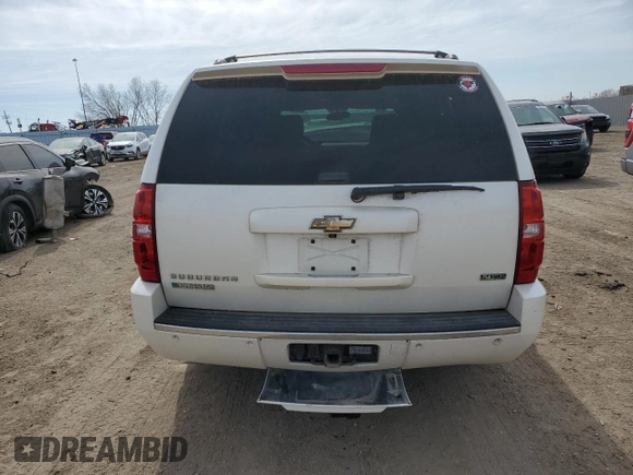 2010 Chevrolet Suburban LTZ with VIN 1GNUKKE39AR173515, listed as a Copart auction lot 48370555 with 0 mi miles and Salvage Title. Bid and sale history available at carsss.com. Image 6.