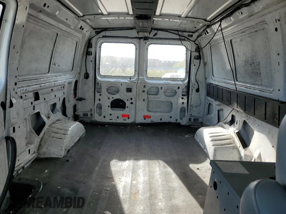 2009 Ford Econoline Cargo Commercial with VIN 1FTNE14W59DA91459, listed as a Copart auction lot 76513444 with 269,286 mi miles and Salvage Title. Bid and sale history available at DreamBid. Image 10.