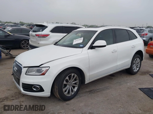 2015 Audi Q5 Premium Plus with VIN WA1LFAFP4FA085377, listed as a IAAI auction lot 41925060 with 99,940 mi miles and . Bid and sale history available at DreamBid. Image 2.