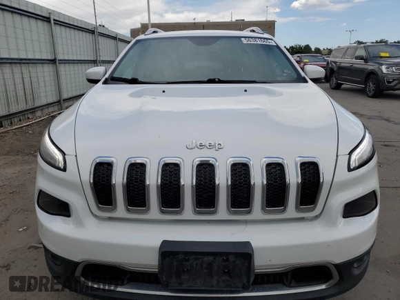 2018 Jeep Cherokee Limited with VIN 1C4PJMDX9JD555520, listed as a Copart auction lot 56381665 with 136,534 mi miles and Salvage title. Bid and sale history available at DreamBid. Image 5.