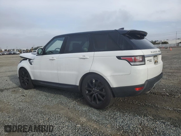 2017 Land Rover Range Rover Sport HSE with VIN SALWR2FVXHA682558, listed as a Copart auction lot 48928275 with 169,009 mi miles and Salvage title. Bid and sale history available at DreamBid. Image 2.