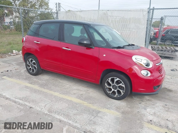 2015 FIAT 500L Easy with VIN ZFBCFABH2FZ031178, listed as a IAAI auction lot 41713378 with 110,830 mi miles and . Bid and sale history available at DreamBid. Image 1.