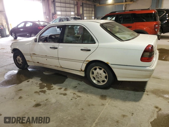 1999 Mercedes-Benz C 230/260/280/320 with VIN WDBHA24G5XA716110, listed as a Copart auction lot 51326555 with 107,190 mi miles and Salvage Title. Bid and sale history available at DreamBid. Image 2.