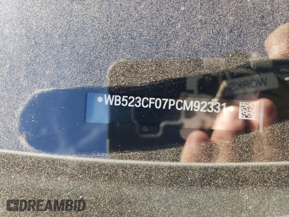 2023 BMW iX xDrive50 z VIN WB523CF07PCM92331, wystawiony jako Copart lot #64938133 z przebiegiem Nie podano mil oraz . Historia ofert i sprzedaży dostępna na DreamBid. Obrazek 12.