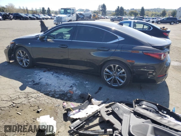 2020 Lexus ES 350 F Sport with VIN 58AGZ1B16LU080759, listed as a Copart auction lot 51943345 with 61,118 mi miles and Salvage title. Bid and sale history available at DreamBid. Image 2.