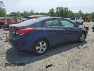 2013 Hyundai Elantra GLS with VIN 5NPDH4AE5DH444849, listed as a Copart auction lot 63580045 with 45,755 mi miles and Salvage title. Bid and sale history available at DreamBid. Image 3.