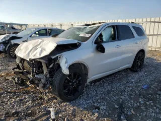 2017 Dodge Durango R/T with VIN 1C4SDHCT2HC675358, listed as a Copart auction lot 77986974 with 0 mi miles and Salvage Title. Bid and sale history available at carsss.com. Image 1.