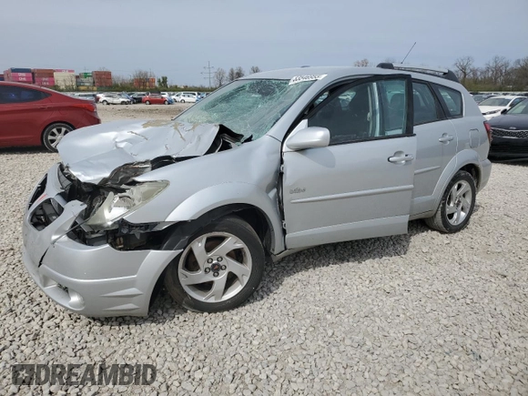 2005 Pontiac Vibe with VIN 5Y2SL63895Z411629, listed as a Copart auction lot 53546955 with Not Provided miles and Salvage Title. Bid and sale history available at carsss.com. Image 1.