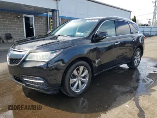 2014 Acura MDX Advance with VIN 5FRYD4H83EB041321, listed as a Copart auction lot 53057295 with Not Provided miles and Salvage Title. Bid and sale history available at carsss.com. Image 1.