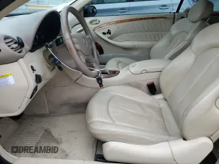2005 Mercedes-Benz CLK 500 with VIN WDBTK75G15T043241, listed as a Copart auction lot 80848954 with 111,442 mi miles and Salvage Title. Bid and sale history available at DreamBid. Image 7.