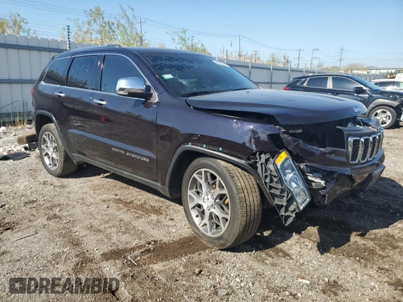 2020 Jeep Grand Cherokee Limited with VIN 1C4RJFBG9LC303010, listed as a Copart auction lot 55878245 with 35,106 mi miles and Salvage title. Bid and sale history available at DreamBid. Image 4.