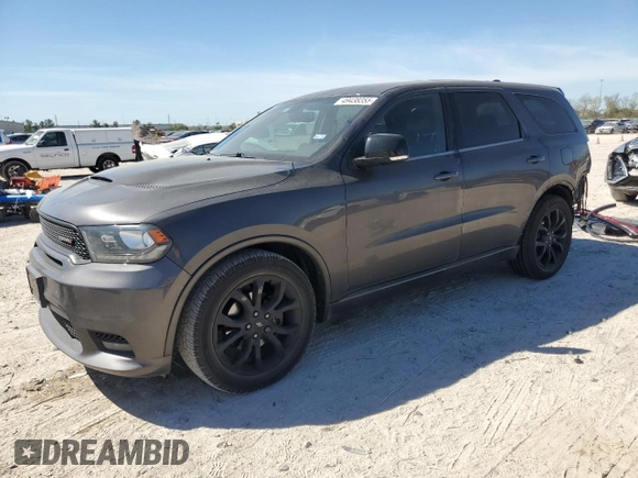 2019 Dodge Durango GT Plus with VIN 1C4RDHDGXKC743722, listed as a Copart auction lot 49438355 with 89,194 mi miles and Salvage Title. Bid and sale history available at carsss.com. Image 1.