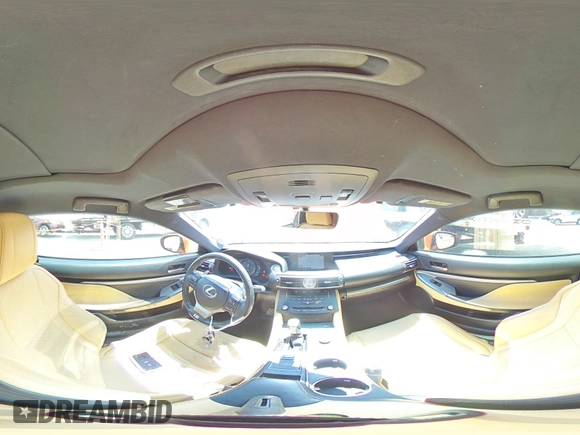2015 Lexus RC 350 F Sport with VIN JTHSE5BC5F5003873, listed as a Copart auction lot 56970005 with 98,281 mi miles and Salvage title. Bid and sale history available at DreamBid. Image 14.