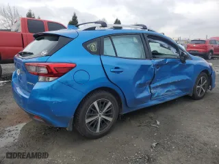 2022 Subaru Impreza Premium with VIN 4S3GTAD61N3708015, listed as a Copart auction lot 44460565 with 22,262 mi miles and Salvage Title. Bid and sale history available at carsss.com. Image 3.