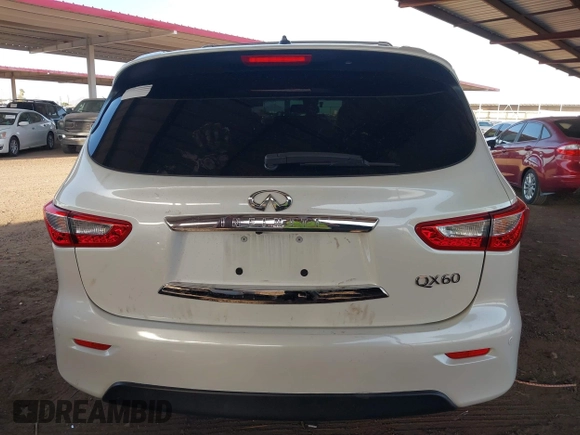 2015 Infiniti QX60 with VIN 5N1AL0MN8FC507152, listed as a IAAI auction lot 41935938 with 122,219 mi miles and . Bid and sale history available at DreamBid. Image 17.