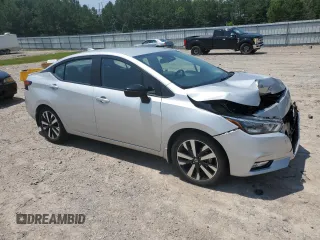 2021 Nissan Versa SR with VIN 3N1CN8FV8ML925511, listed as a Copart auction lot 60705055 with 144,471 mi miles and Salvage title. Bid and sale history available at DreamBid. Image 4.