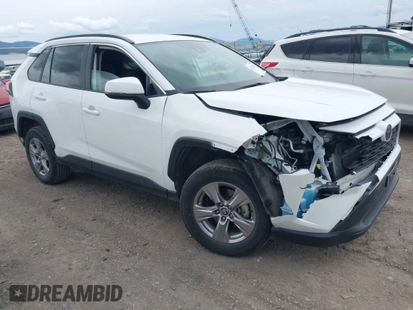 2024 Toyota RAV4 XLE with VIN 2T3P1RFV5RW473727, listed as a IAAI auction lot 42222478 with 19,764 mi miles and . Bid and sale history available at DreamBid. Image 1.