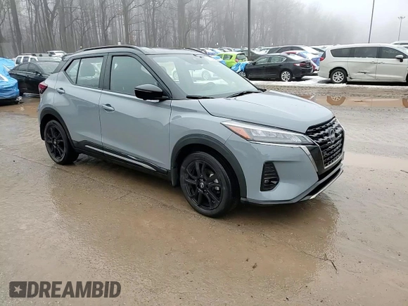 2023 Nissan Kicks SR with VIN 3N1CP5DV1PL506450, listed as a Copart auction lot 45346485 with 28,194 mi miles and Salvage Title. Bid and sale history available at DreamBid. Image 14.