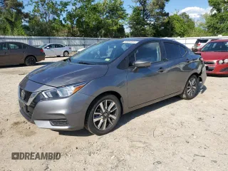 2021 Nissan Versa SV with VIN 3N1CN8EV2ML894452, listed as a Copart auction lot 55897205 with 92,230 mi miles and Salvage title. Bid and sale history available at DreamBid. Image 1.
