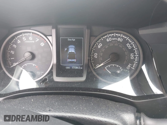 2017 Toyota Tacoma SR5 z VIN 3TMCZ5AN8HM077203, wystawiony jako IAAI lot #41765910 z przebiegiem 170 863 mil mil oraz . Historia ofert i sprzedaży dostępna na DreamBid. Obrazek 7.