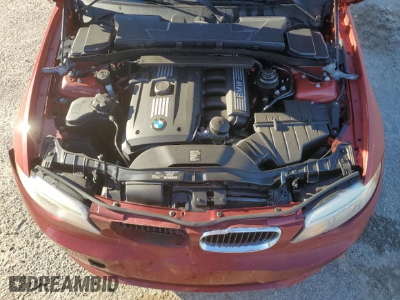 2013 BMW 1 Series 128i with VIN WBAUL7C51DVU08389, listed as a Copart auction lot 80650834 with 63,643 mi miles and Salvage title. Bid and sale history available at DreamBid. Image 13.