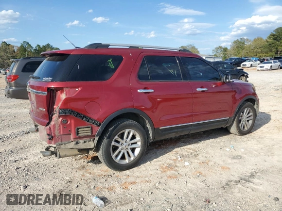 2013 Ford Explorer XLT with VIN 1FM5K7D87DGC79738, listed as a Copart auction lot 50751175 with 156,475 mi miles and Salvage Title. Bid and sale history available at DreamBid. Image 3.