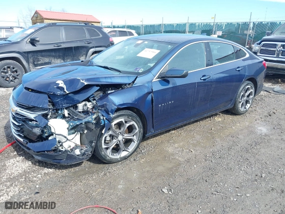 2022 Chevrolet Malibu LT with VIN 1G1ZD5ST8NF124675, listed as a IAAI auction lot 41737904 with 46,671 mi miles. Bid and sale history available at carsss.com. Image 17.