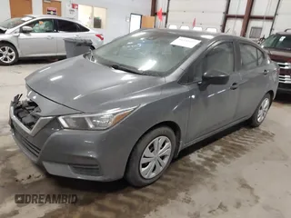 2020 Nissan Versa S with VIN 3N1CN8DV1LL915324, listed as a IAAI auction lot 41430197 with 94,386 mi miles. Bid and sale history available at carsss.com. Image 2.