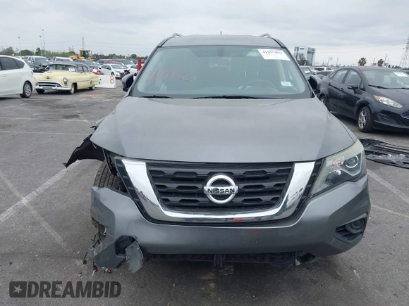 2017 Nissan Pathfinder S with VIN 5N1DR2MN0HC658402, listed as a IAAI auction lot 41857093 with 142,070 mi miles and . Bid and sale history available at DreamBid. Image 13.