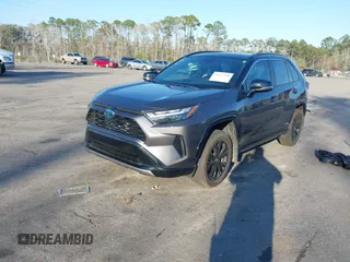 2024 Toyota RAV4 Hybrid XSE with VIN 2T3E6RFV0RW068643, listed as a IAAI auction lot 41621702 with 10,332 mi miles. Bid and sale history available at carsss.com. Image 17.