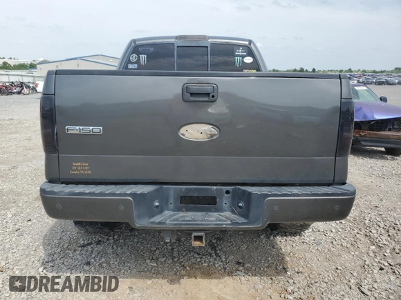 2004 Ford F-150 XLT with VIN 1FTPW14564KC81904, listed as a Copart auction lot 56889925 with Not provided miles and Salvage title. Bid and sale history available at DreamBid. Image 6.