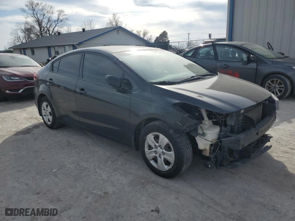 2018 Kia Forte LX with VIN 3KPFK4A77JE214600, listed as a Copart auction lot 46690995 with 144,286 mi miles and Salvage Title. Bid and sale history available at carsss.com. Image 4.