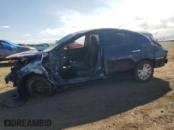 2014 Nissan Versa SV with VIN 3N1CN7AP4EL838340, listed as a Copart auction lot 48919285 with 114,490 mi miles and Salvage Title. Bid and sale history available at DreamBid. Image 1.