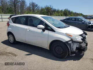 2016 Nissan Note S with VIN 3N1CE2CP6GL360859, listed as a Copart auction lot 59461605 with 117,910 mi miles and Salvage title. Bid and sale history available at DreamBid. Image 4.
