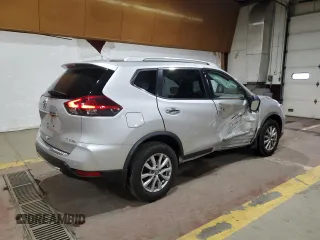 2019 Nissan Rogue SV with VIN JN8AT2MV6KW376915, listed as a Copart auction lot 52355725 with 84,630 mi miles and Salvage Title. Bid and sale history available at carsss.com. Image 3.