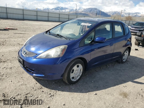 2013 Honda Fit with VIN JHMGE8H30DC013511, listed as a Copart auction lot 51520495 with 0 mi miles and Salvage Title. Bid and sale history available at carsss.com. Image 1.