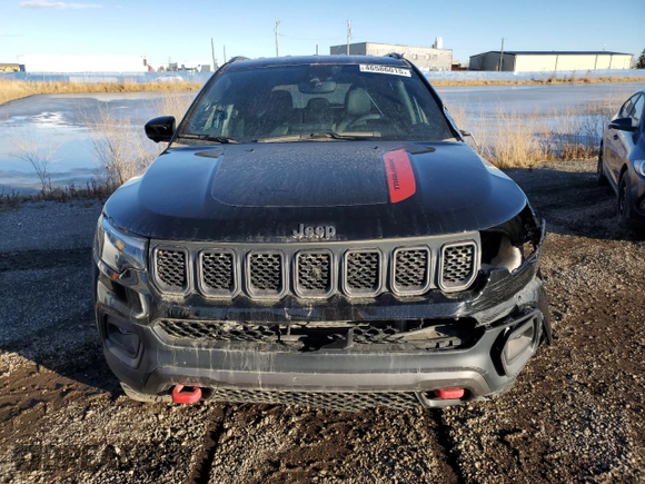 2023 Jeep Compass Trailhawk with VIN 3C4NJDDN0PT534869, listed as a Copart auction lot 46586015 with 3,803 mi miles and Salvage title. Bid and sale history available at DreamBid. Image 5.