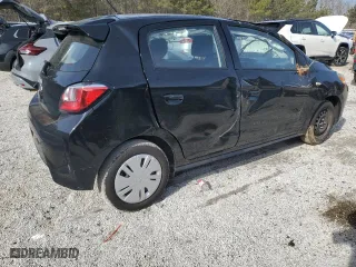 2024 Mitsubishi Mirage ES with VIN ML32AUHJ8RH010321, listed as a Copart auction lot 88721085 with 15,190 mi miles and Non Repairable. Bid and sale history available at carsss.com. Image 3.