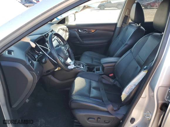2017 Nissan Rogue SL with VIN JN8AT2MT6HW406664, listed as a Copart auction lot 49605335 with 81,081 mi miles and Salvage Title. Bid and sale history available at carsss.com. Image 7.