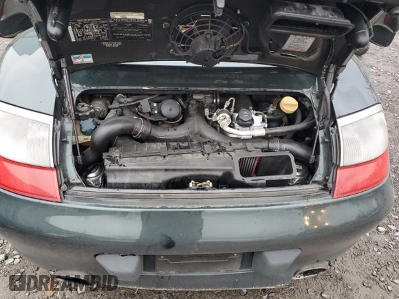 2001 Porsche 911 Carrera S with VIN WP0AB29971S687446, listed as a Copart auction lot 85160124 with 89,577 mi miles and Salvage Title. Bid and sale history available at carsss.com. Image 11.