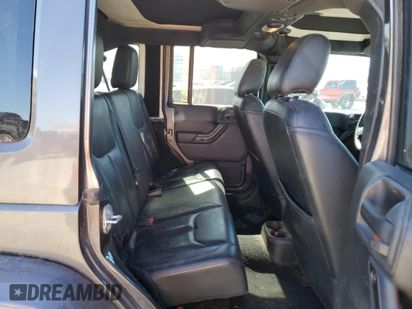 2017 Jeep Wrangler Unlimited Sahara with VIN 1C4BJWEGXHL687691, listed as a Copart auction lot 46696505 with 99,443 mi miles and Salvage Title. Bid and sale history available at carsss.com. Image 10.