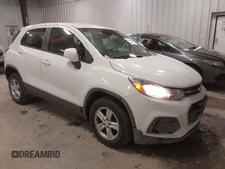 2018 Chevrolet Trax LS with VIN KL7CJNSB2JB694599, listed as a IAAI auction lot 41986241 with 66,965 mi miles. Bid and sale history available at carsss.com. Image 1.
