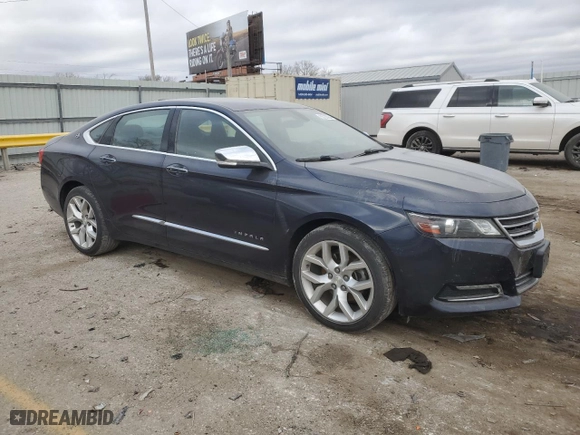 2018 Chevrolet Impala Premier with VIN 2G1125S34J9173281, listed as a Copart auction lot 83790284 with 208,471 mi miles and Salvage Title. Bid and sale history available at carsss.com. Image 4.