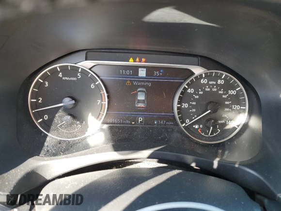 2019 Nissan Altima SL with VIN 1N4BL4EV7KC222134, listed as a Copart auction lot 44501905 with 101,651 mi miles and Salvage Title. Bid and sale history available at DreamBid. Image 9.