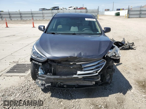 2017 Hyundai Santa Fe 2.4L with VIN 5XYZTDLB7HG452021, listed as a Copart auction lot 62024935 with 106,906 mi miles and Salvage title. Bid and sale history available at DreamBid. Image 5.