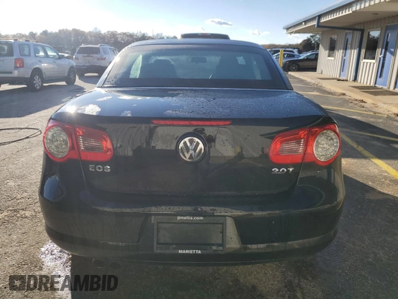 2011 Volkswagen Eos Komfort with VIN WVWBW7AHXBV004423, listed as a Copart auction lot 83606054 with 82,440 mi miles and Salvage Title. Bid and sale history available at DreamBid. Image 6.
